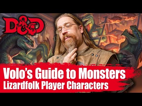 Lizardfolk 🐊 Player Race for 5th Edition Dungeons & Dragons from Volo's Guide To Monster