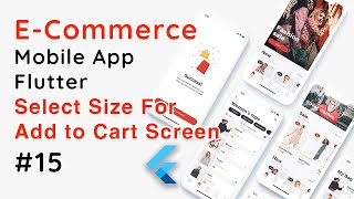 App de comercio electrónico Flutter: Seleccionar el tamaño de la pantalla para la interfaz de usu...