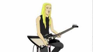 Skwisgaar Skwigelf of Dethklok and the Epiphone 