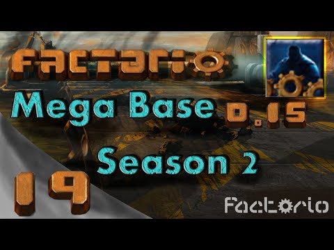 0.15 Mega Base - Rail Laying - Factorio S:2 Ep:19