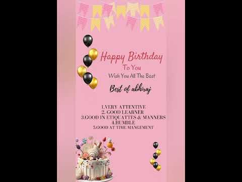 happy Birthday 🎂 Abhiraj Best wishes and regards from RKvity classes team 🎉🎂