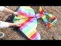 TOY Life Kites For Kids Easy To Fly Large Rainbow Delta Kite And 2 Giant Octopus Kite