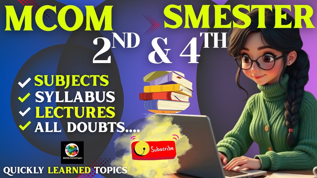 MCOM 2ND & 4TH SEM Syllabus 2026 | ALL SUBJECTS #syllabus #mcom