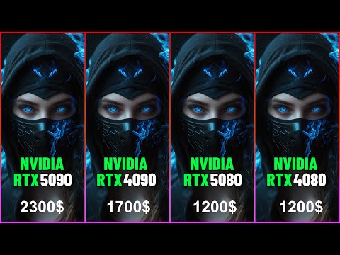 RTX 5090 VS RTX 4090 VS RTX 5080 RTX 4080 Test in 30 Games | 1080p - 2k - 4K