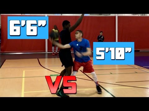 Professor vs 6'6" hooper... Says always come #HandleReady