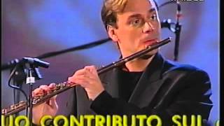 Andrea Griminelli and Andrea Bocelli play Denza&#39;s Occhi di Fata FAO&#39;S CONCERT 1997