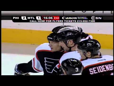 John LeClair 4 goal game against Montreal Canadiens