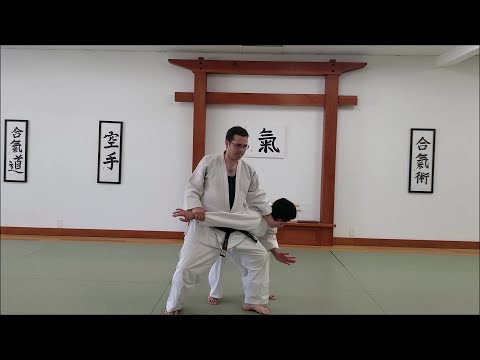 Hara-Gatame — judo technique demonstration