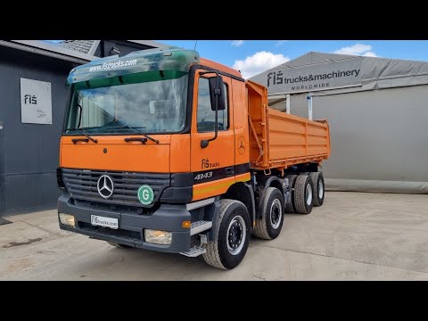 MERCEDES BENZ 4143 8x4 tipper - FIŠ TRUCKS SLOVENIA