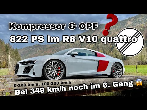 MTM Audi R8 V10 Kompressor [Facelift OPF] mit 822 PS - Inkl. Beschleunigung & TopSpeed 🏁🏁🏁