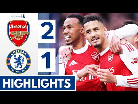 Arsenal vs Chelsea 1-1 - Highlights & Goals - William Saliba Goal
