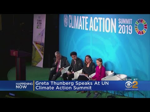 Greta Thunberg Speaks At UN Climate Action Summit