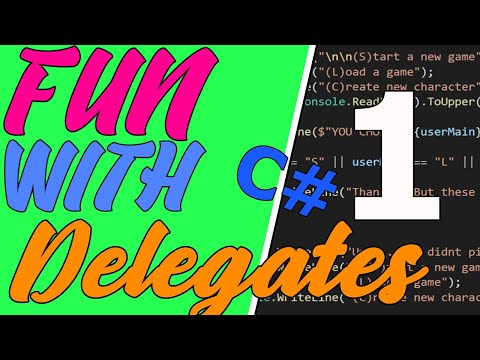Fun With Delegates in C# - Part1 (The Basics & Generics)