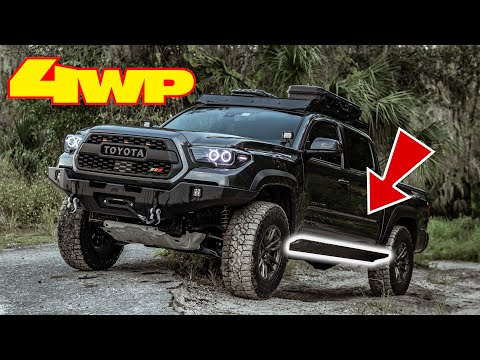 4 Wheel Parts Factory Toyota Tacoma Sliders - Installation | 4WP Tacoma Sliders | Toyota Tacoma Mods