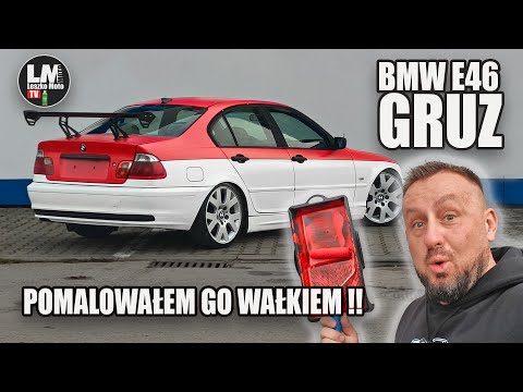 I PAINTED A BMW E46 WITH A ROLLER!! HOW TO MAKE A RUBBLE IN 3 DAYS
