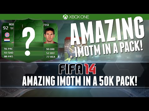 OMG! AMAZING iMOTM IN 50k PACK! | FIFA 14 PACK OPENING HIGHLIGHTS