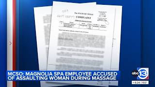 Spa worker arrested, accused of assaulting woman during massage in Magnolia, MCSO says