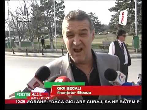 FootbALL Inclusive GSP TV - Gigi Becali vrea la Primărie: "Arena Națională, gratis pentru Steaua!"