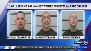 Lubbock TAG arrests three of Lubbock’s top 10 most wanted gang members