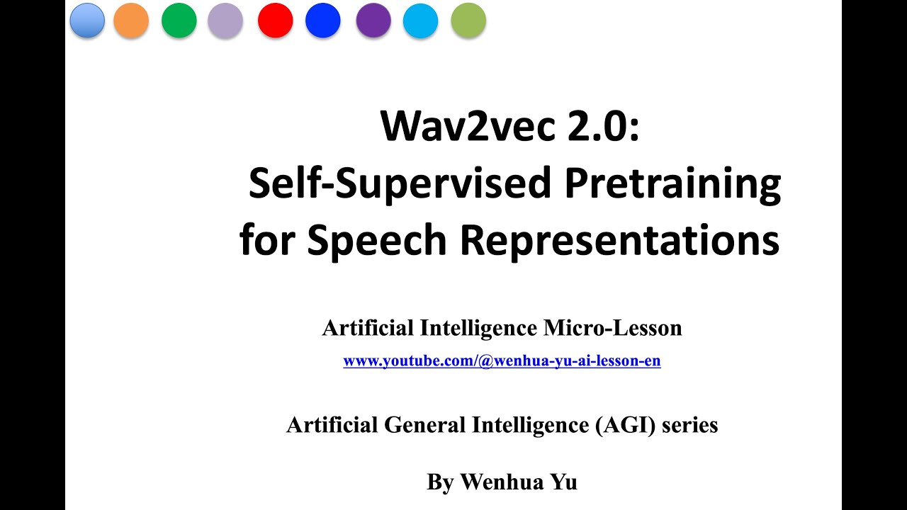 Wave2vec 2.0: Self-Supervised Pretraining for speech representation
