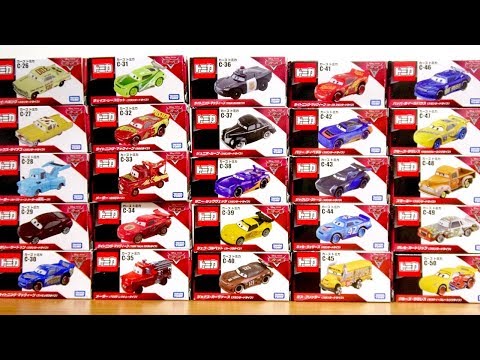 Disney Cars Tomica C-26 - 50 Current lineup 2019 collection | Lightning McQueen Working car Meter Video