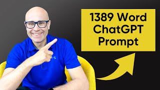 Make One ChatGPT Prompt For ALL Marketing Content in 10 Mins