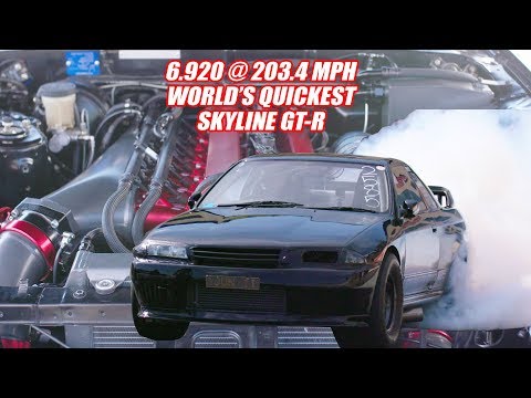 DREAMCRUSHER - "JUNII" -  World's Quickest and Fastest Skyline GT-R 6.920@203.4 MPH