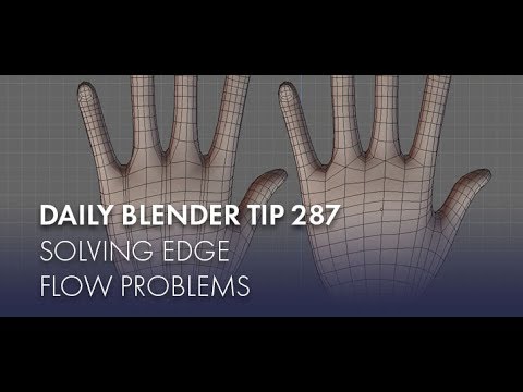 Daily Blender Tip 287 - Solving hand modeling issues (Blender 2.8)