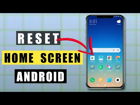 Reset Home Screen Layout to Default . Android- 2021    #resethomescreen