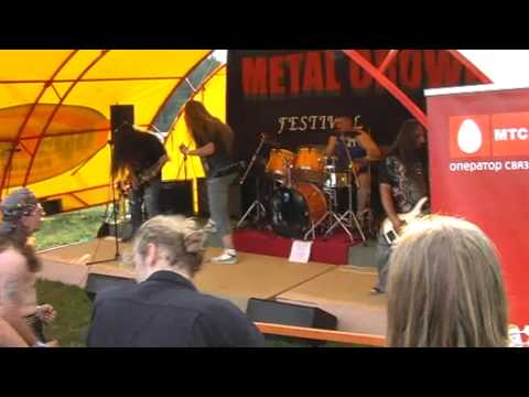 Hell's Thrash Horsemen   Global Genocide Live at Metal Crowd Festival Rechitsa, Belarus 13 08 2011