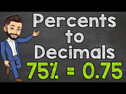 Converting Percents to Decimals