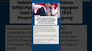 Download lagu Viral Video Wakil Ketua DPRD Pasangkayu Gelagapan saat Bacakan UUD 1945, Peserta Sampai Bingung mp3 Download lagu Viral Video Wakil Ketua DPRD Pasangkayu Gelagapan saat Bacakan UUD 1945, Peserta Sampai Bingung mp3