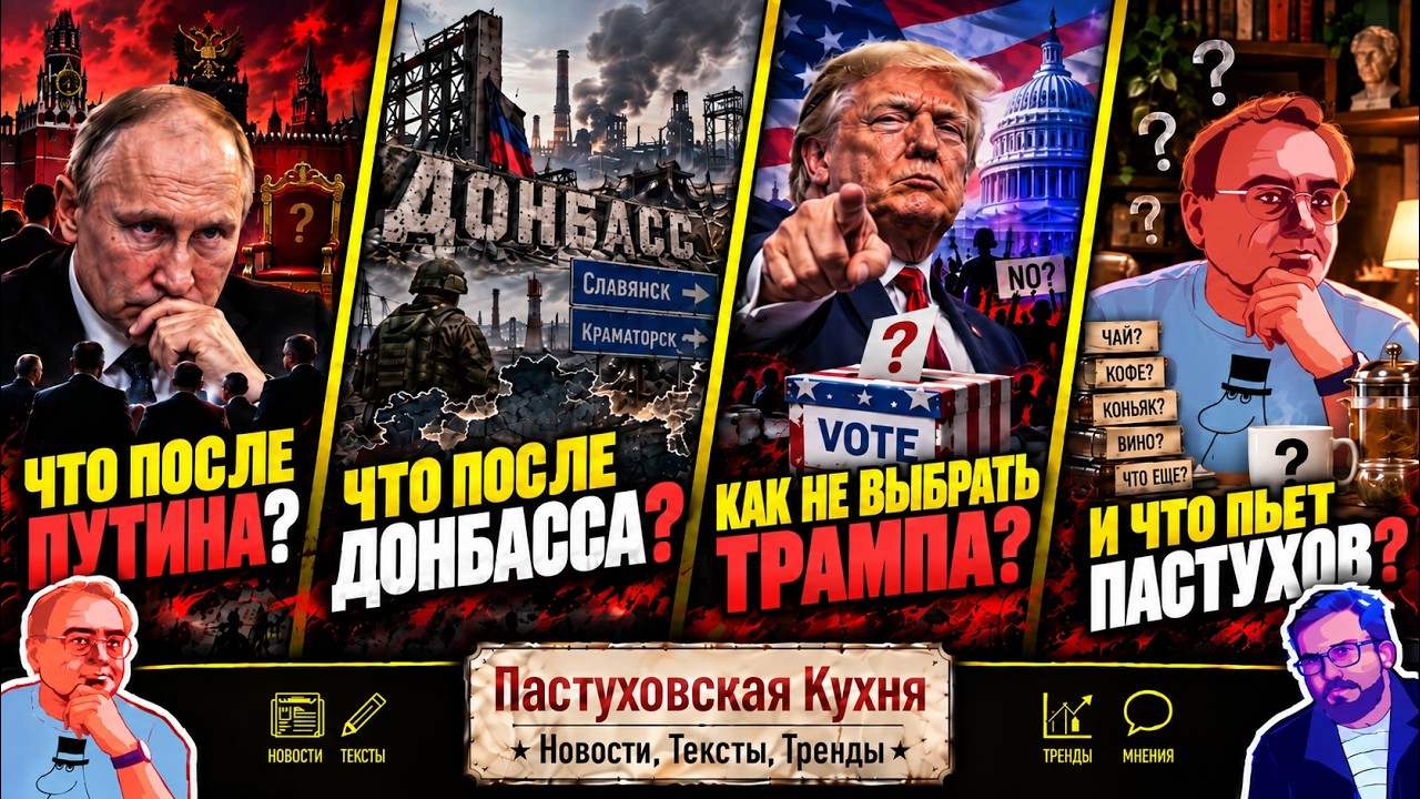 Кто после Путина, что после Донбасса, как не выбрать Трампа и что пьет Пастух?