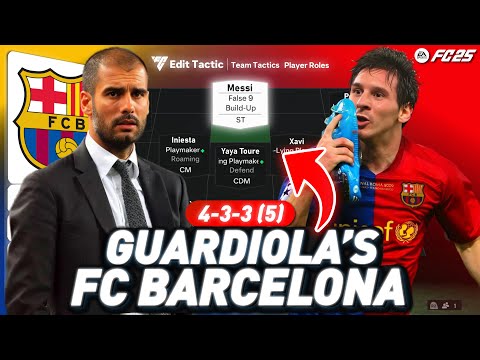 🔵🔴 HOW TO PLAY LIKE PRIME GUARDIOLA'S BARCELONA IN FC 25 🔴🔵