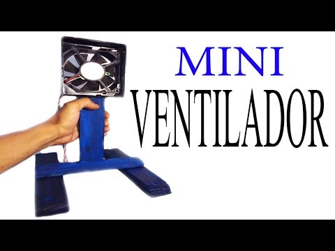 Como fazer um Mini Ventilador com COOLER 12 V