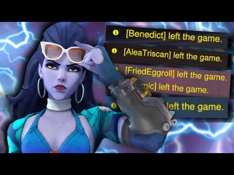 Making the enemy team RAGE QUIT as Widowmaker in Overwatch 2