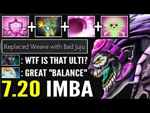 NEW IMBA HERO 7.20 Dazzle New Broken Ultimate Bad Juju + Holy Locket Endless Poison WTF Dota 2