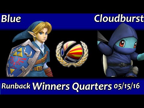 Runback: Blue (Link) vs Cloudburst (Squirtle) Winners Quarters