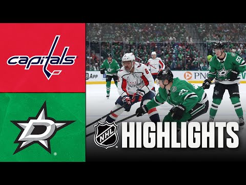 NHL Highlights | Capitals vs. Stars | October 28, 2025