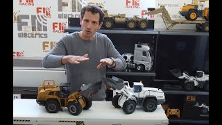 1:14 RC Scale Wheelloader Liebherr L566 Mining Fm-electrics Vergleich - comparison Huina 583