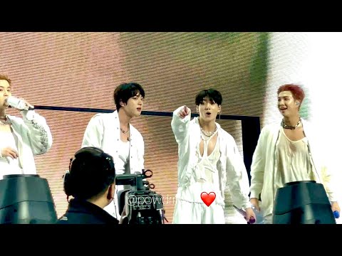 211202 - FANCAM - First Ment (JIN’S BDAY EVENT) - BTS PTD Day 4 @ SOFI - 4K 직캠