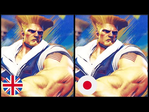 Street Fighter 6 Guile's English vs Japanese Voices