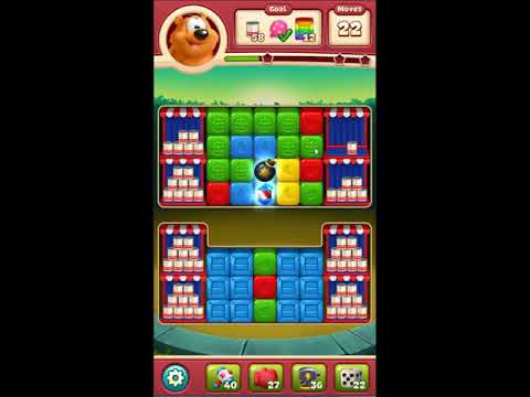 Toon Blast Level 2442 - NO BOOSTERS 🐻🐺🐱 | SKILLGAMING ✔️