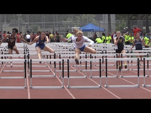 2018 TF - CIF-ss Prelims (D3) - 100H (Girls, 5 Heats)