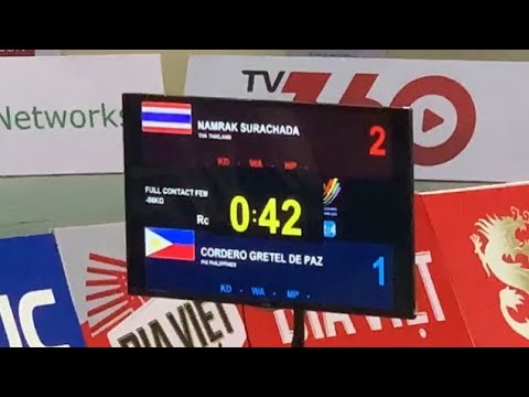 Sea Games 2022 | Kickboxing | NAMRAK SURACHADA (THA) vs GRETEL DE PAZ (PHI)