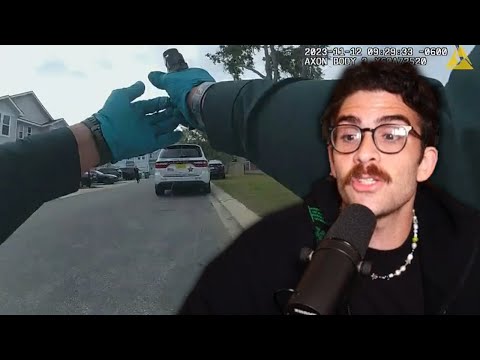 Cop Panics Over Acorn Falling | HasanAbi reacts