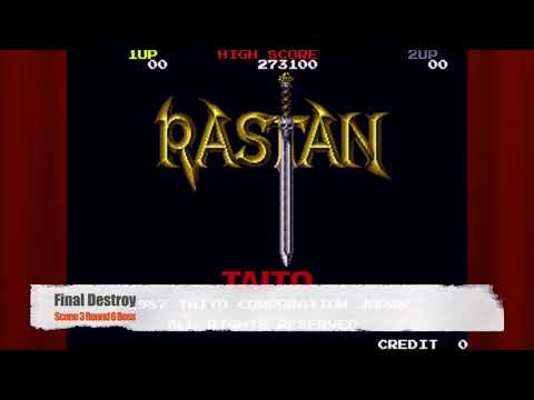 [Arcade Game BGM] : Rastan Saga (TAITO 1987)