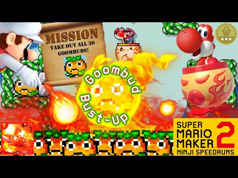 Super Mario Maker 2: Ninji Speedruns (#16) - Goombud Bust Up