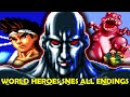 All Character Endings World Heroes SNES Super Nintendo 1992