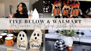 FIVE BELOW & WALMART SHOP WITH ME HAUL | AFFORDABLE FALL & HALLOWEEN DECOR | HOME DECOR UPDATES